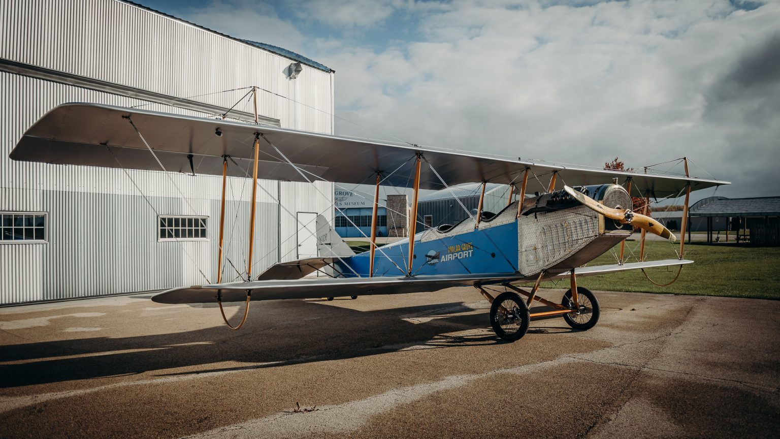 The Jenny Takes Flight Day! Poplar Grove Vintage Wings & Wheels Museum